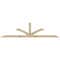 Ekena Millwork Richland Rough Sawn Timber Gable Bracket, Douglas Fir, 108"W x 27"H x 4"D x 4"F, 6/12 Pitch GBW108X27X0404RIC00RDF - alternate 1